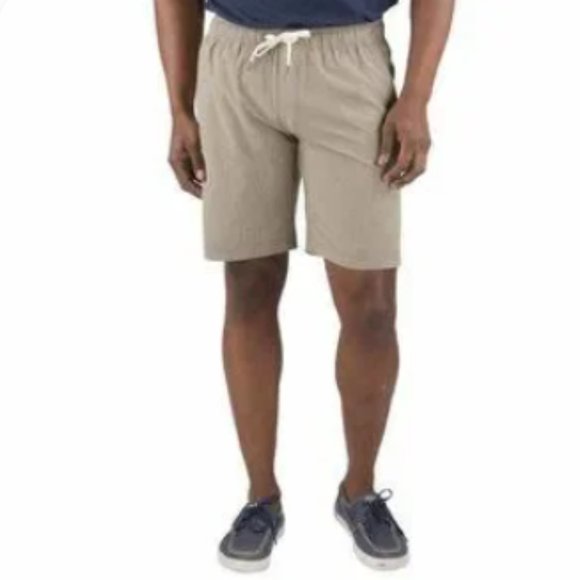 Tailor Vintage Tan Pull On Beach Lounge Workout Hybrid Casual Shorts Sz. XXL NWT - Picture 1 of 16